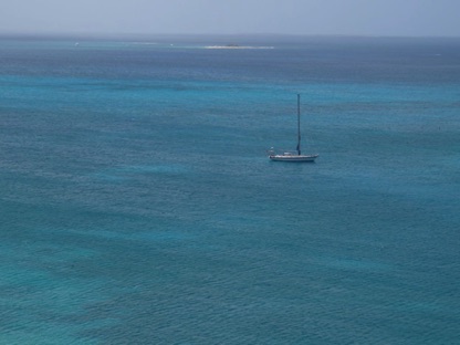 At anchor in Anguila At anchor in Anguila